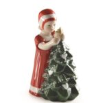 Statua Elsa con albero di Natale - Figurine Royal Copenhagen