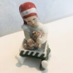 Statua Elsa con orso - Figurine Royal Copenhagen