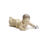 Statua Bimbo con calzino- Figurine Royal Copenhagen