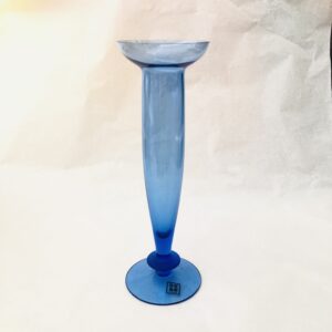 Vaso monofiore Blue Cristallerie Duna