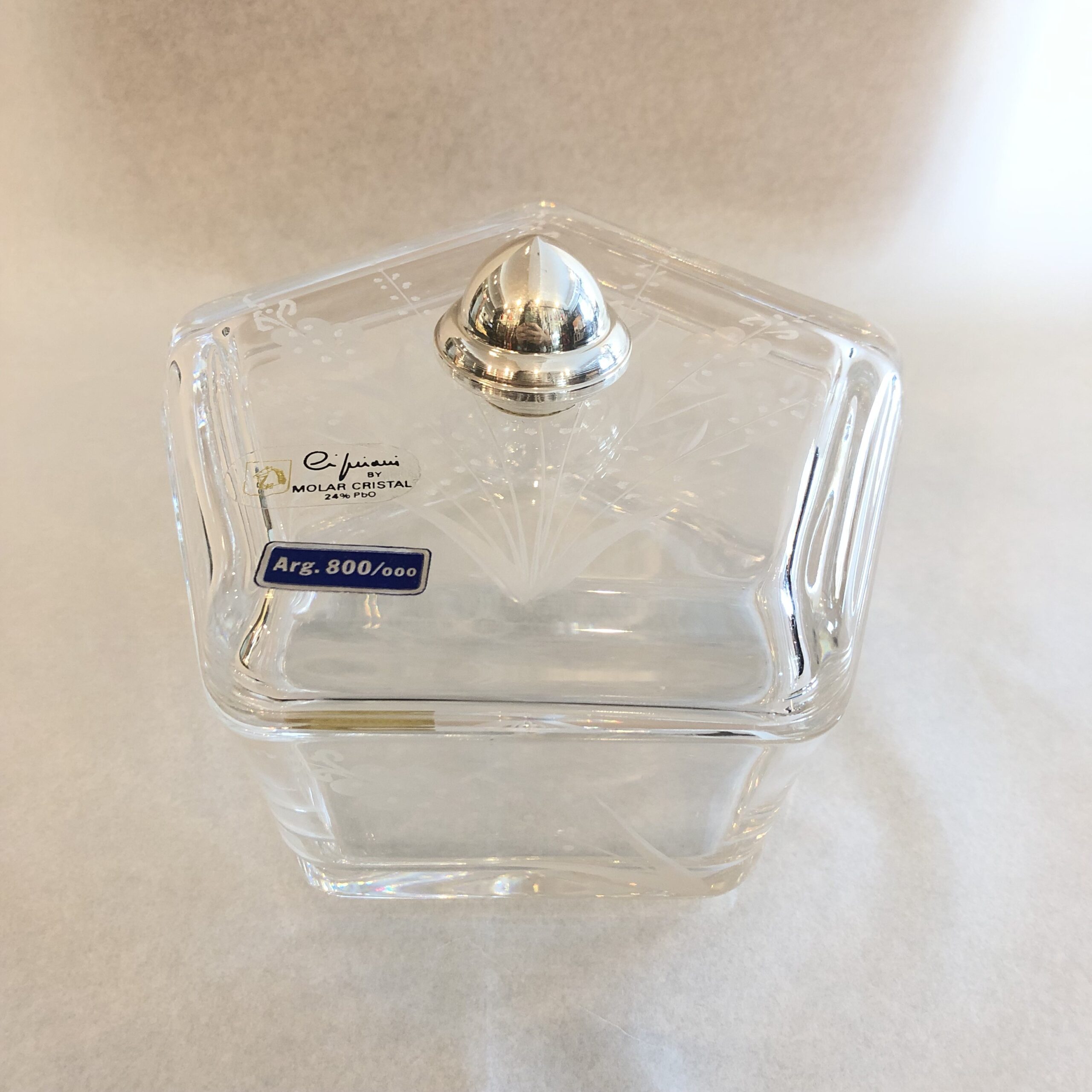 PREZZO SPECIALE: Scatola cofanetto Fiori Cristallerie Molar
