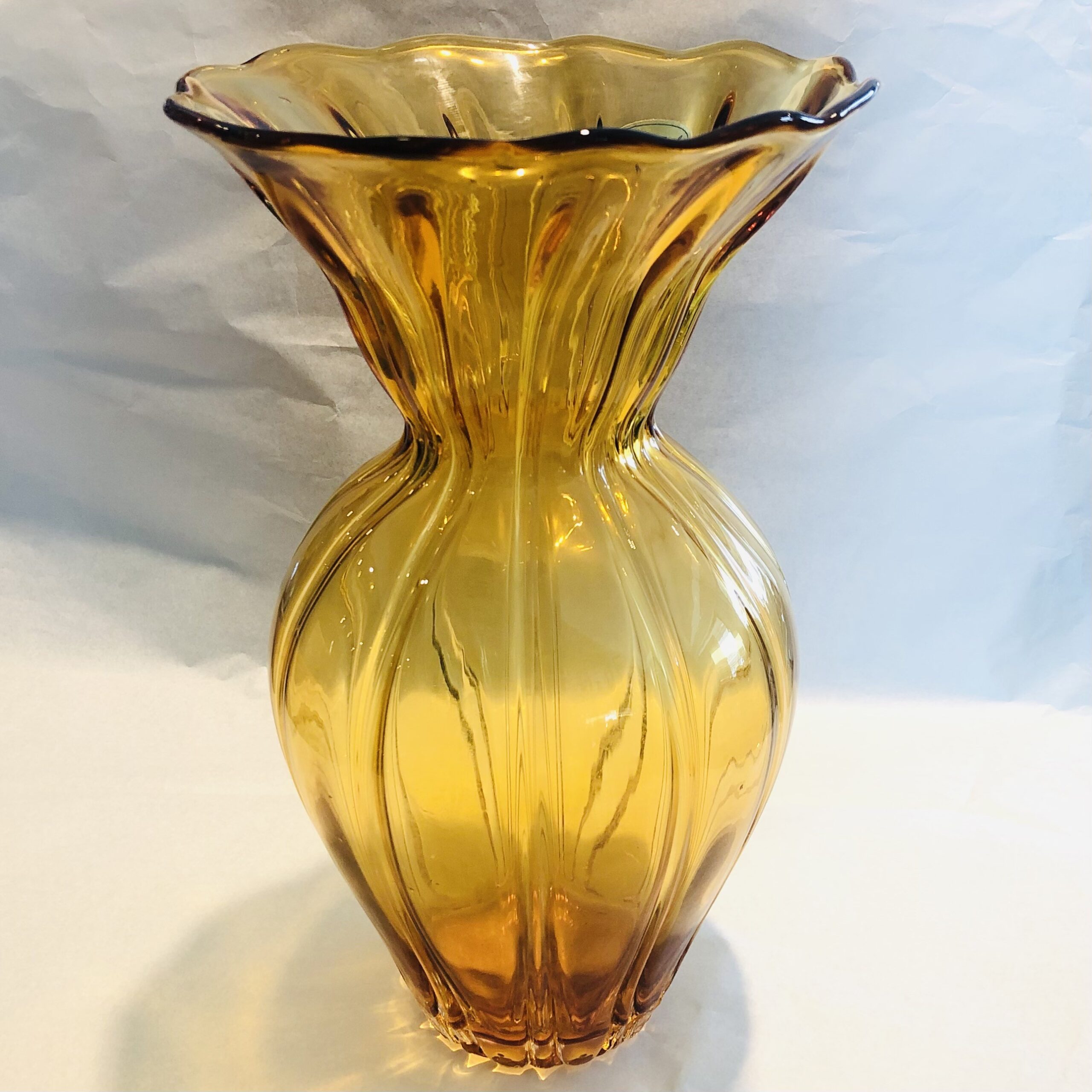 Vaso Orange Cristallerie De La Roche